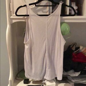 Free People White tank top